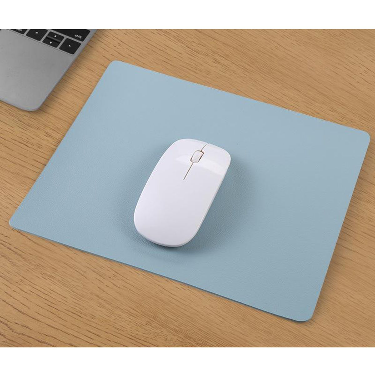 PU Leather Game Mouse Pad Mat Pad Mousepad Protector For Computer Blue