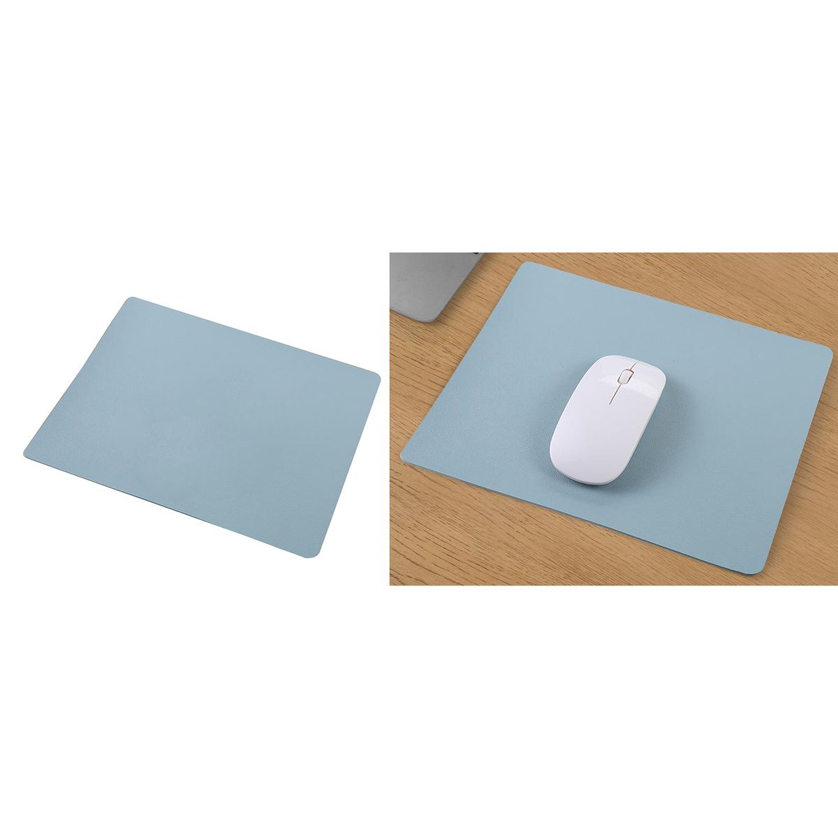 PU Leather Game Mouse Pad Mat Pad Mousepad Protector For Computer Blue