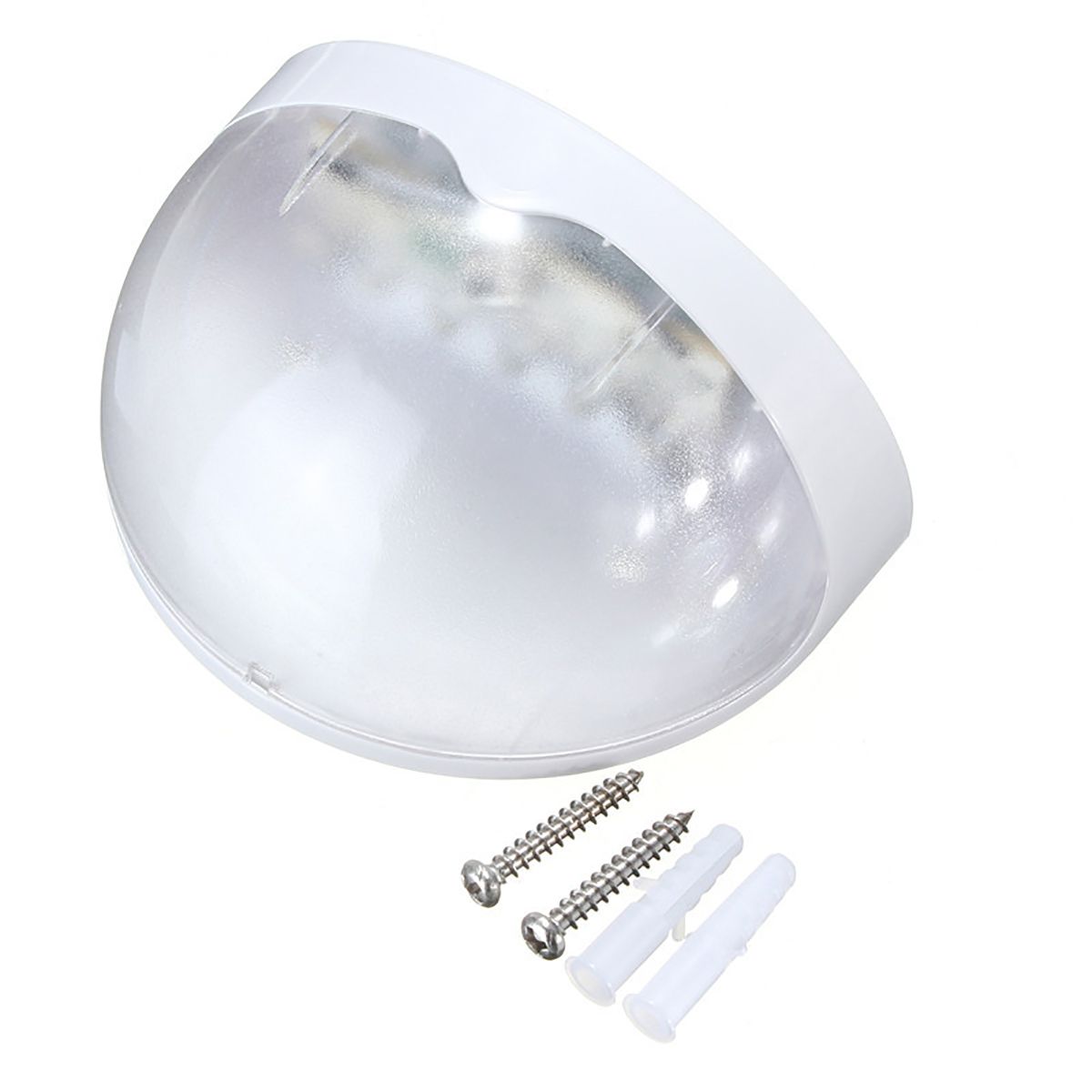 6 LED Solar Powered Light-control Outdoor Wall Lamp Waterproof With Battery