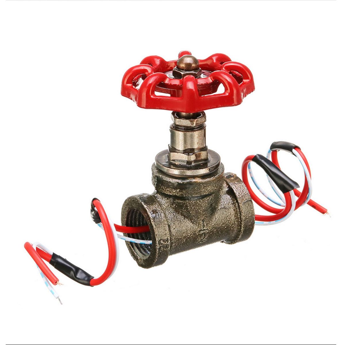1/2 Inch Stop Valve Light Vintage Steampunk Switch with Wire for Water Pipe Lamp Loft Style Iron Valve Retro Lamp