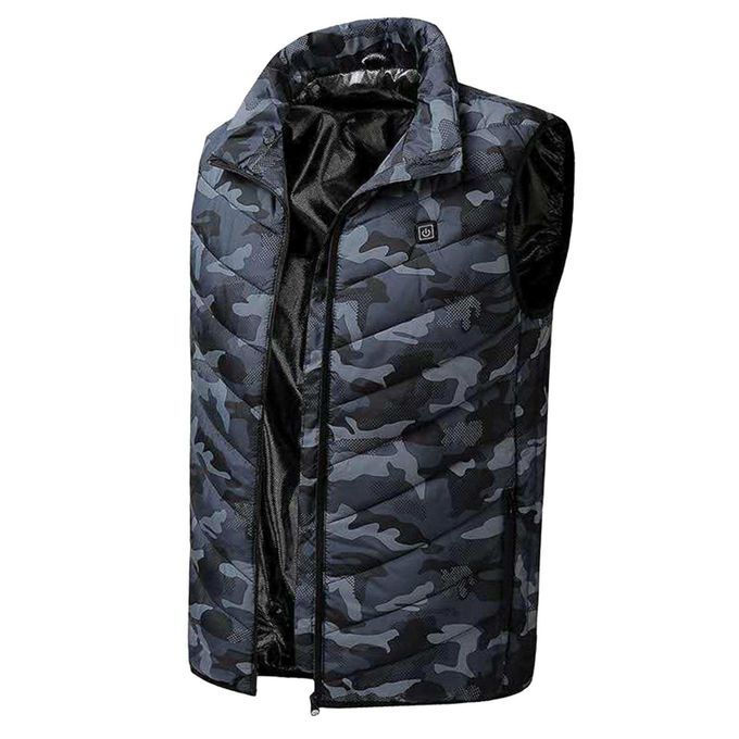 Men Smart Heated Vest For Winter Running Snowmobile XL