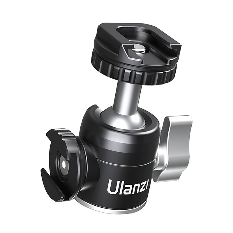 Ulanzi Tripods Cold Ballhead Mount U-60 With Dual Shoe Mini