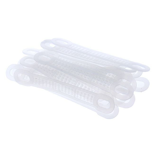 20Pcs Clear NonSlip Silicone Hanger Grips Pack Of 20 Clothing Hanger