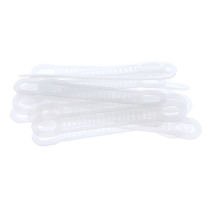 20Pcs Clear NonSlip Silicone Hanger Grips Pack Of 20 Clothing Hanger