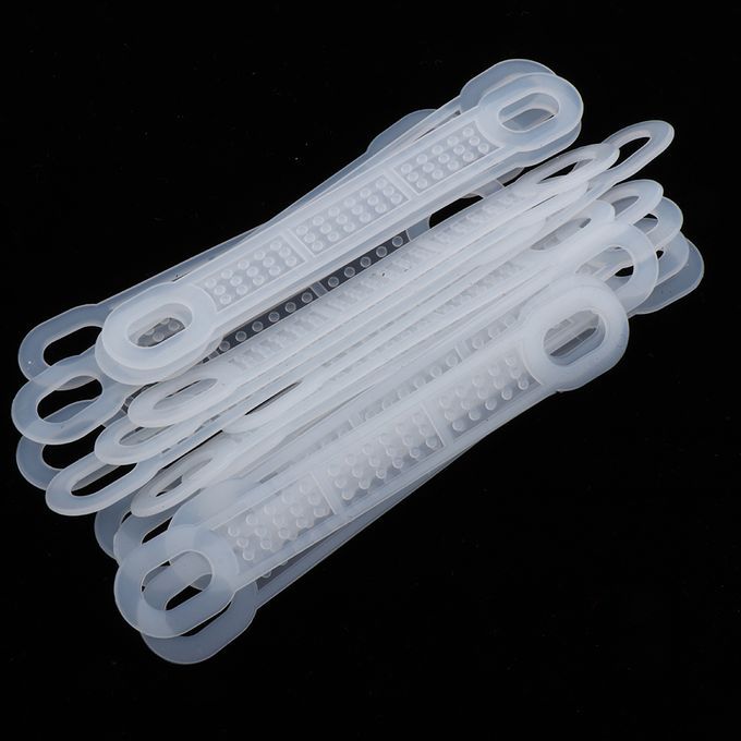 20Pcs Clear NonSlip Silicone Hanger Grips Pack Of 20 Clothing Hanger