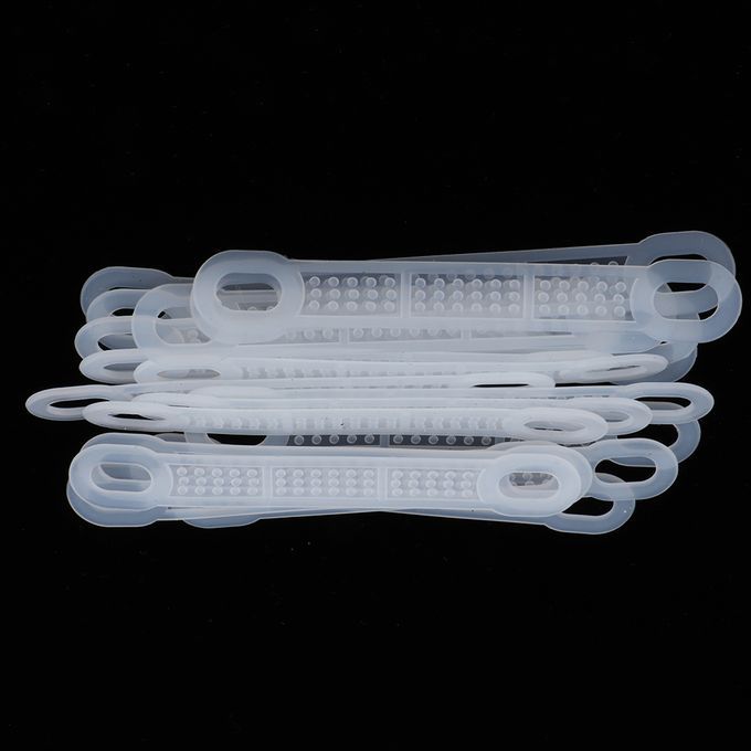 20Pcs Clear NonSlip Silicone Hanger Grips Pack Of 20 Clothing Hanger