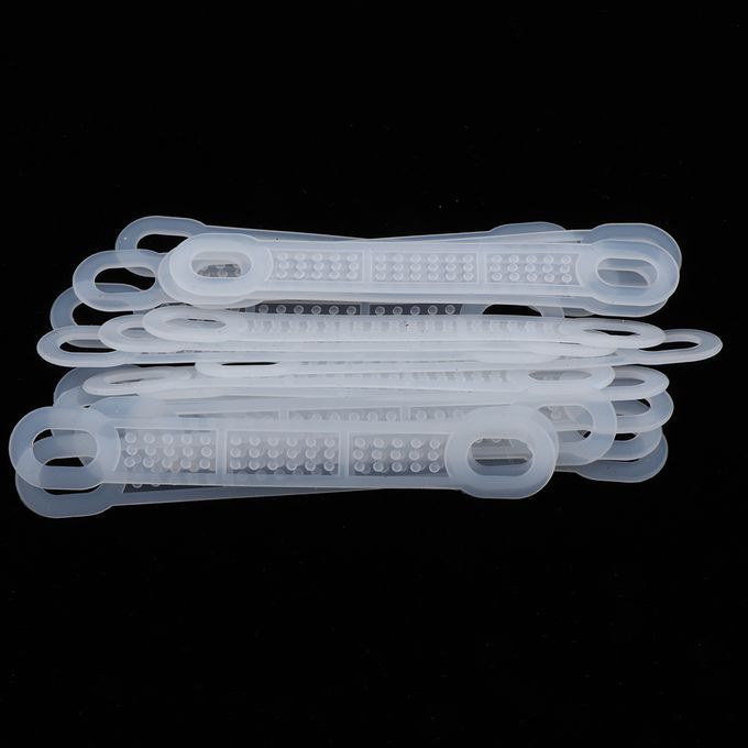 20Pcs Clear NonSlip Silicone Hanger Grips Pack Of 20 Clothing Hanger
