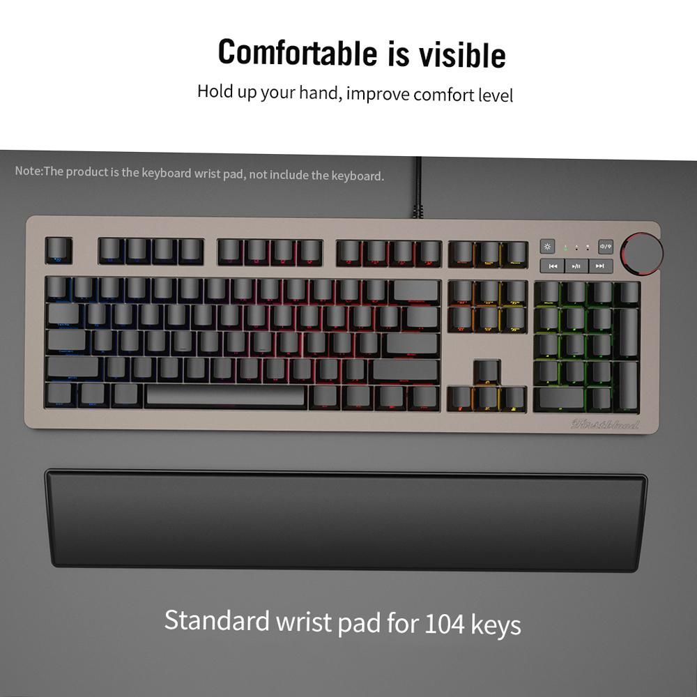 Ajazz Mechanical Keyboard Wrist Pad Ergonomic Comfort Memory Foam Keyboard Wrist Rest Pad For Office Computer