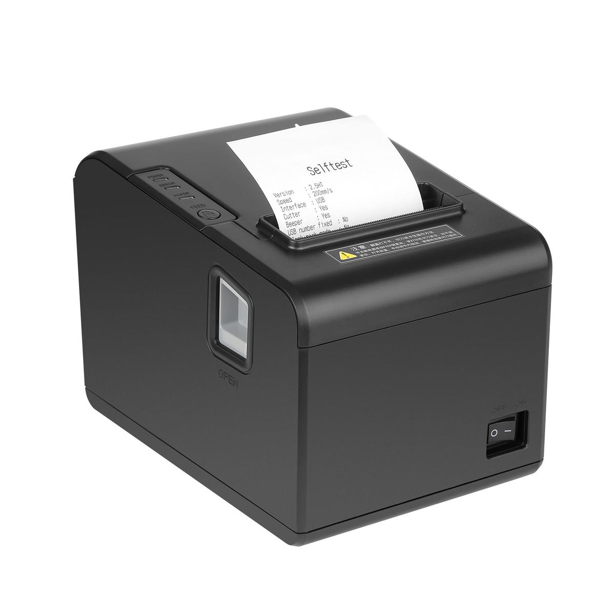 Hancaner 80mm Thermal Receipt Printer with Auto Cutter ESC/ POS Commands Casher Drawer
