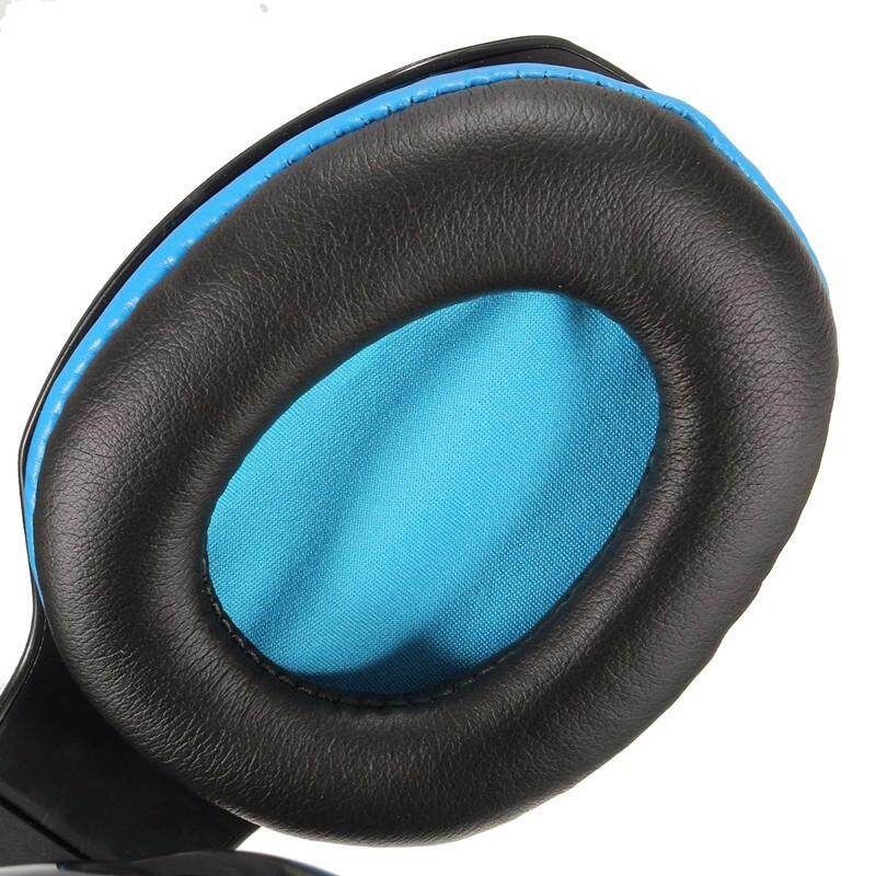 USB Gaming Kopfh?rer Headset Headband Headphone Stirnband Fur PC Laptop Computer NEW（2 For Choice） Blue (blue)