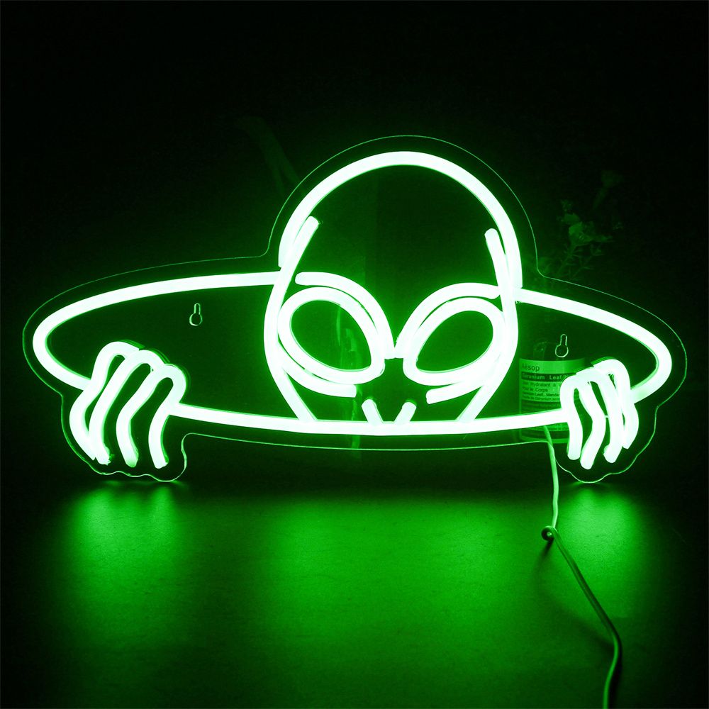 7Colour LED Neon  Alien Design Personality Fun Bar Party