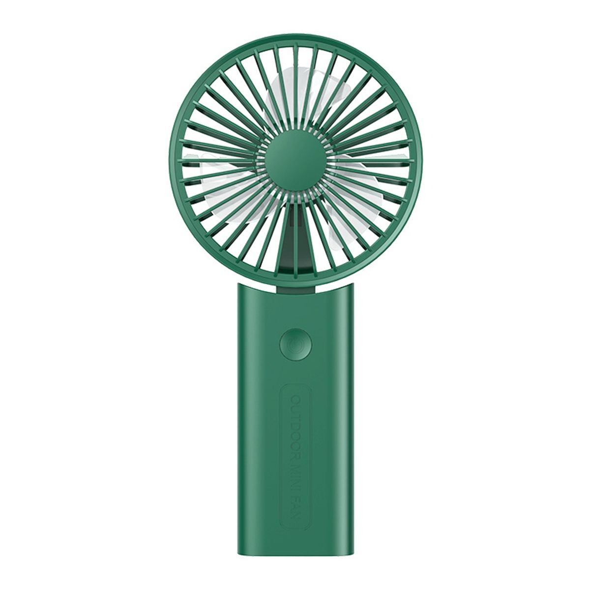 3000mAh Mini Fan Moveable Hanging Rope Strong Wind-Green