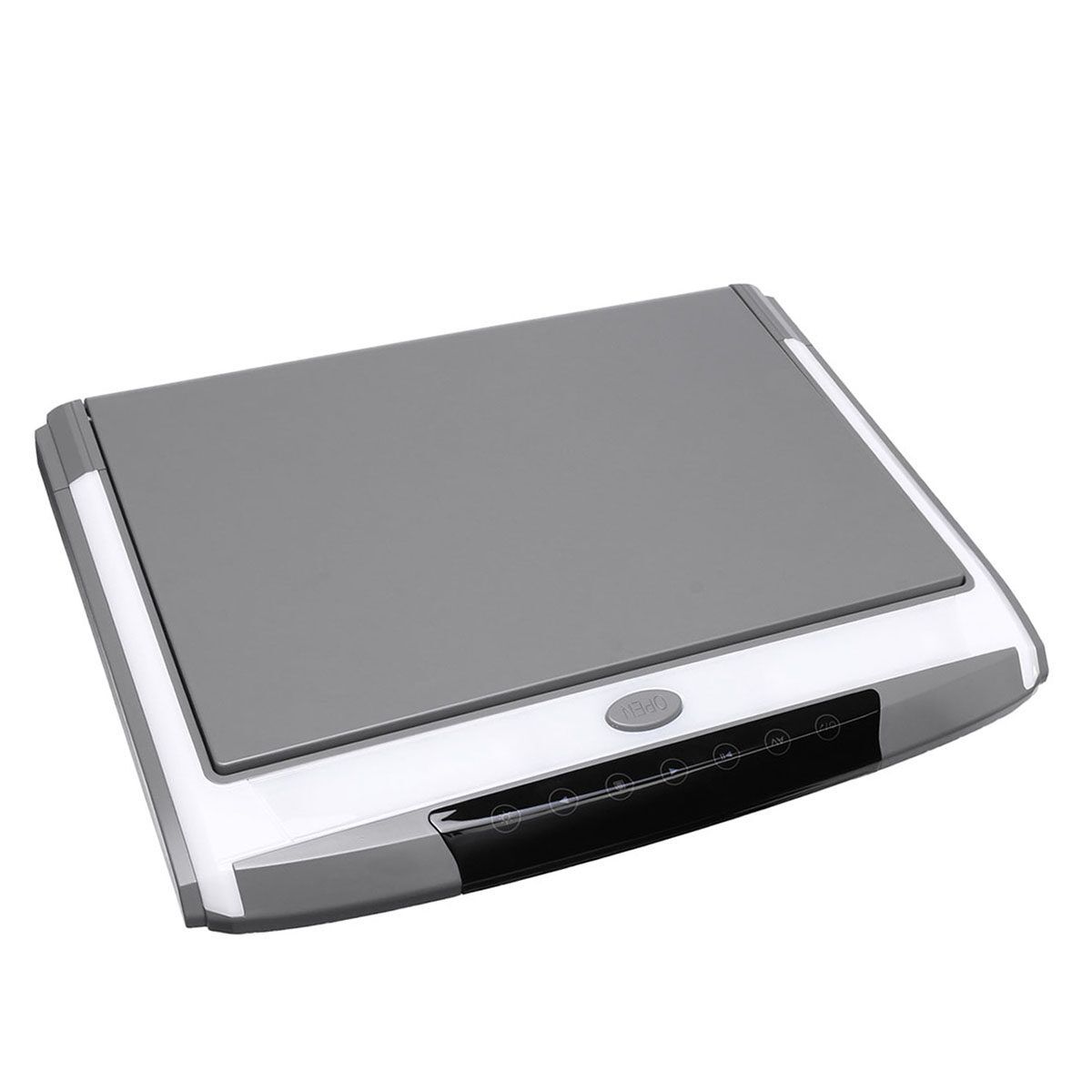 12 InchFull HD 12V 24V Screen Flip Down Roof Mount FM Radio HDMI USB Player Grey