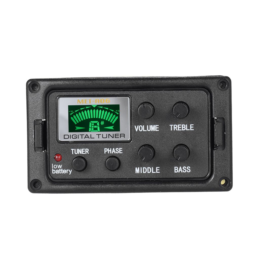 Acoustic Guitar 3-Band EQ Equalizer Tone And Volume