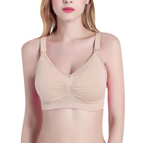 Front Closure Nursing Bra Full Coverage Supportive Breastfeeding Bra