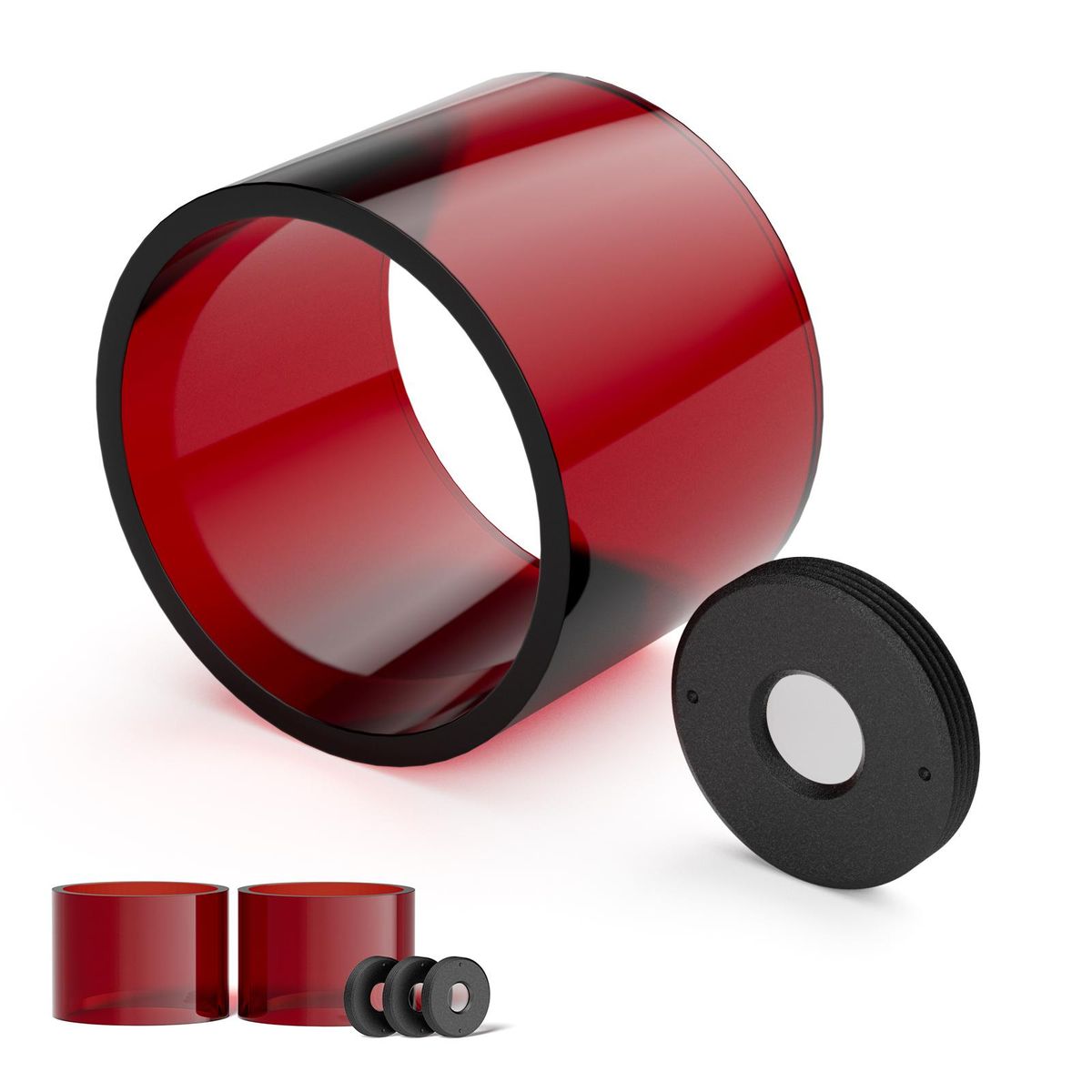 SCULPFUN S9 Original Lens Set 3Pcs Original Standard Lens + 2 Acrylic Covers Highly Transparent Anti-Oil And Anti-Smoke Super Long Service Life Easy To Install