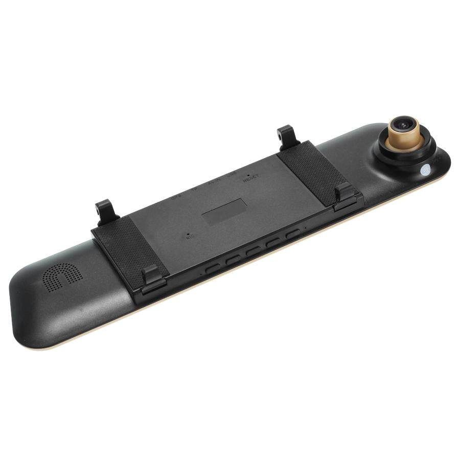 F1C Car DVR Dash Cam Rear View Mirror Camera Backup Video Recorder G-sensor 1080P Dual Lens