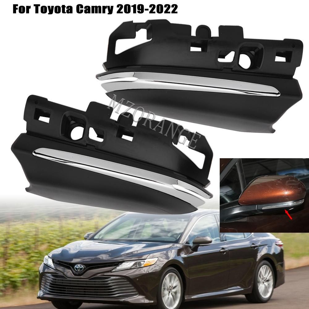 Rearview Mirror Bottom Cover Trim For Toyota Camry  Avalon 2019 2020-2022 Car Accessories Exterior Side Mirrors Lower Cover Cap