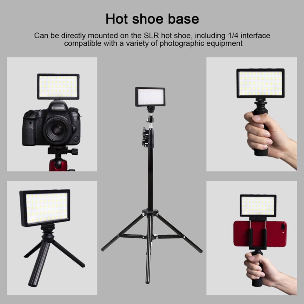 RGB Dimmable Led Fill Light 100LED 800LM Photography Lamp