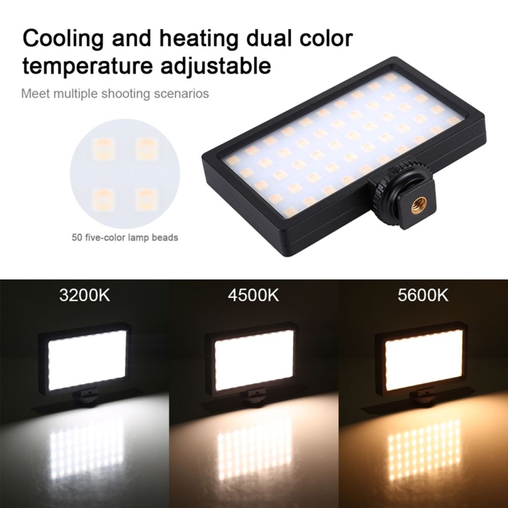 RGB Dimmable Led Fill Light 100LED 800LM Photography Lamp