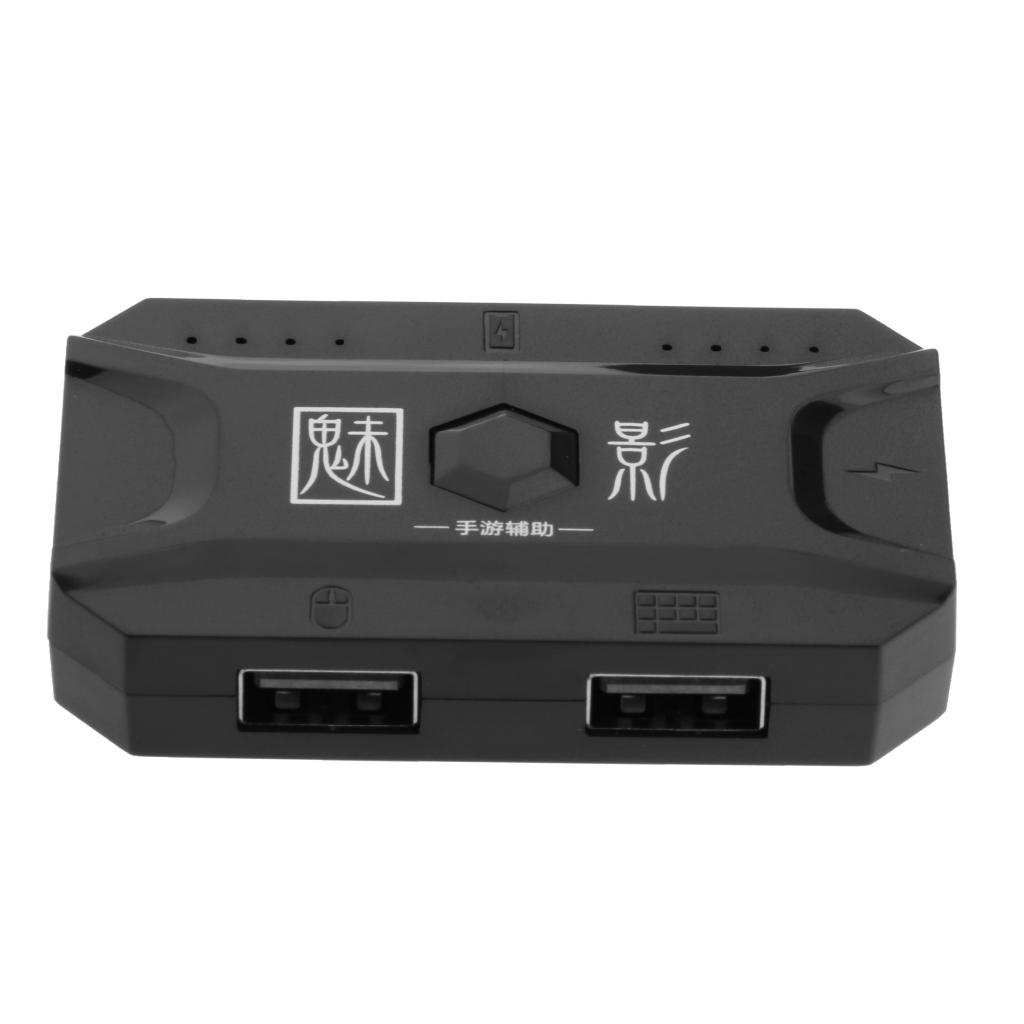 Mobile Gaming Keyboard Mouse Gamepad Adapter Bluetooth USB Hub