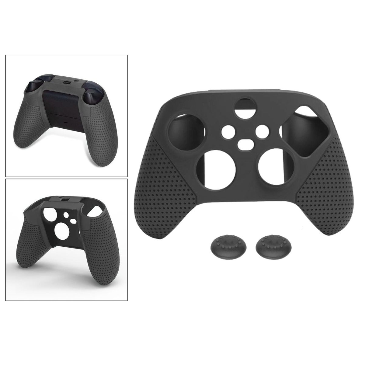 Silicone Case Cover Skin Joystick Grip For   Series  Black