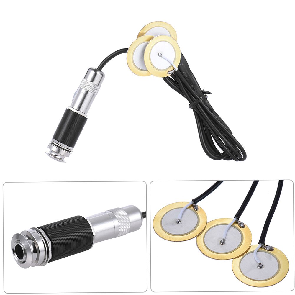 Acoustic String Instrument 3 Transducers Piezo Pickup