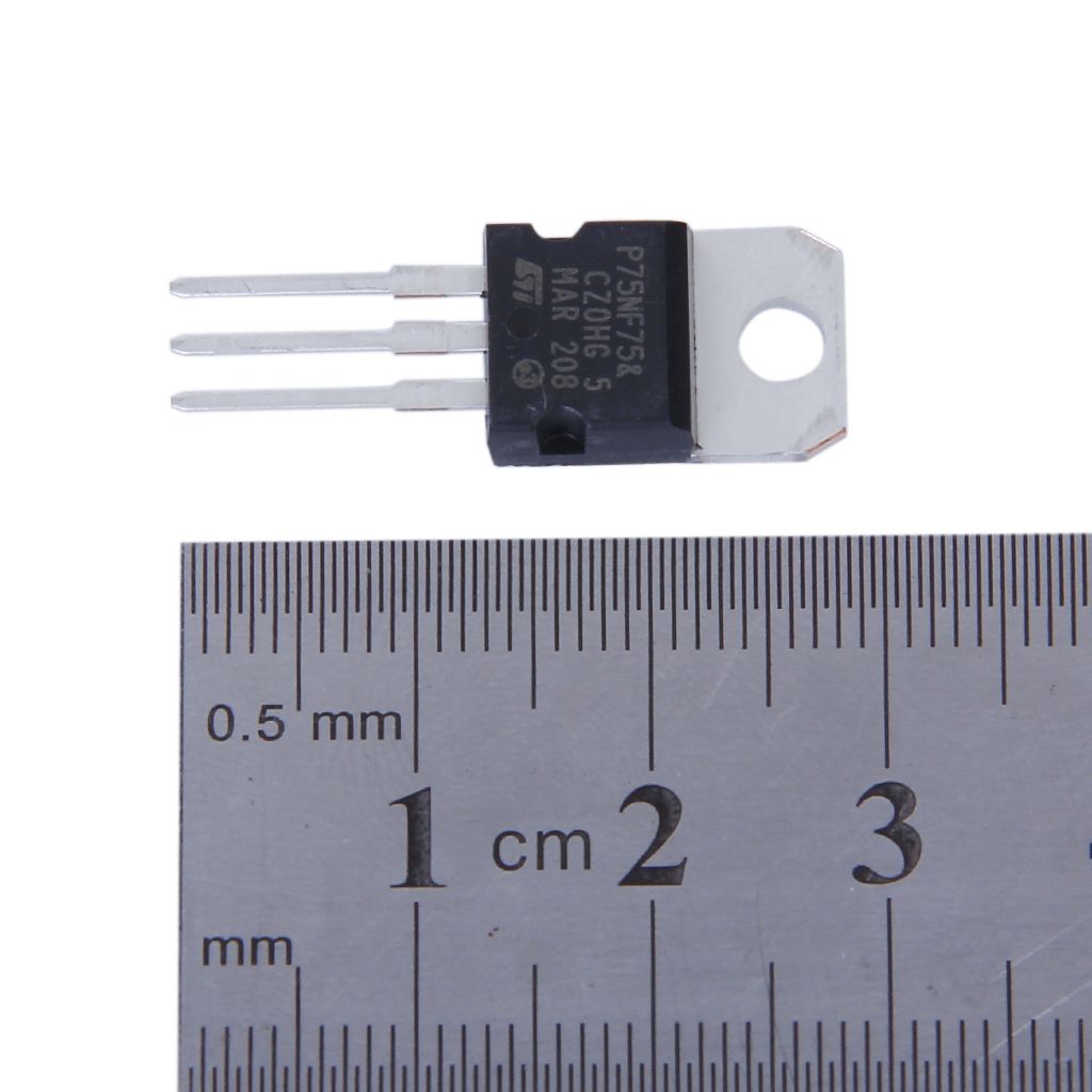 5pcs P75NF75 NChannel High Speed Power MOSFET Transistor 80A 75V