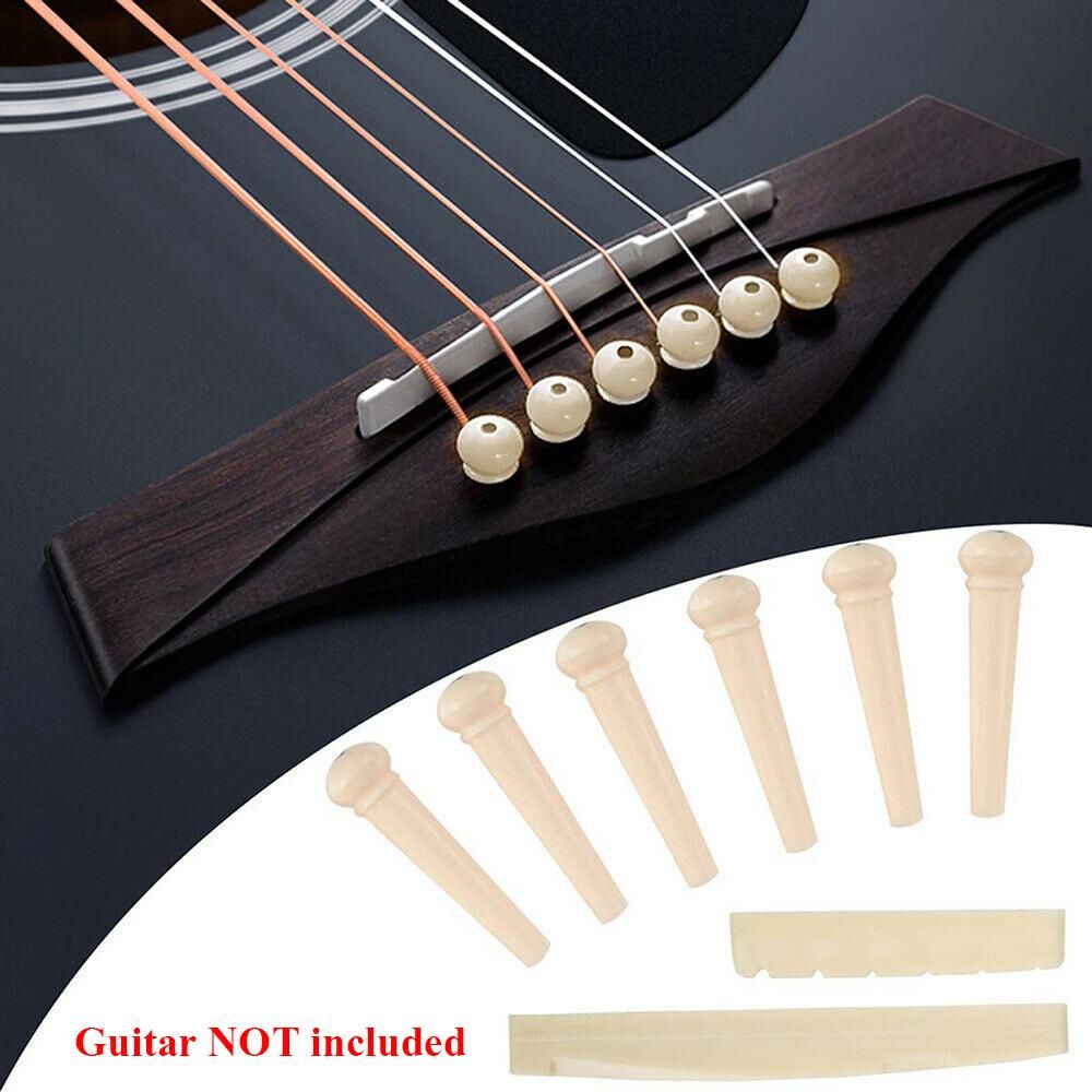 57 PCS Guitar Tool Kit with Carry Bag, Repair Maintenance Tools String Action Ruler Luthier File Guitar Bridge Pins for Guitar Ukulele Bass Banjo, String Instrument Accessories Music Lover Gift Choice