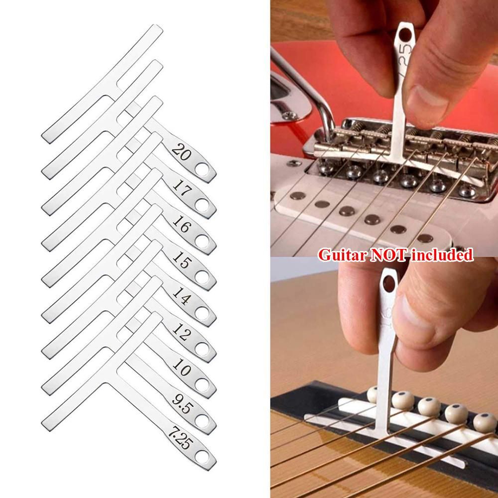 57 PCS Guitar Tool Kit with Carry Bag, Repair Maintenance Tools String Action Ruler Luthier File Guitar Bridge Pins for Guitar Ukulele Bass Banjo, String Instrument Accessories Music Lover Gift Choice