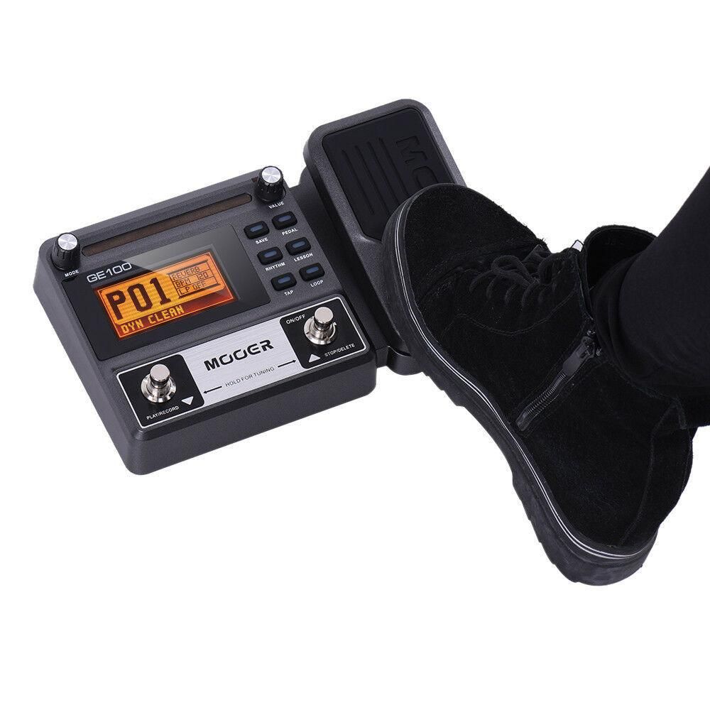 MOOER GE100 guitar effect pedal multi-effect processor pedal with loop recording (180 seconds)