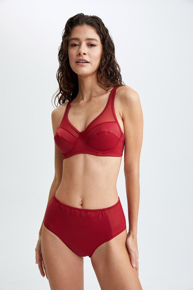 Woman - Brief Slip - Bordeaux