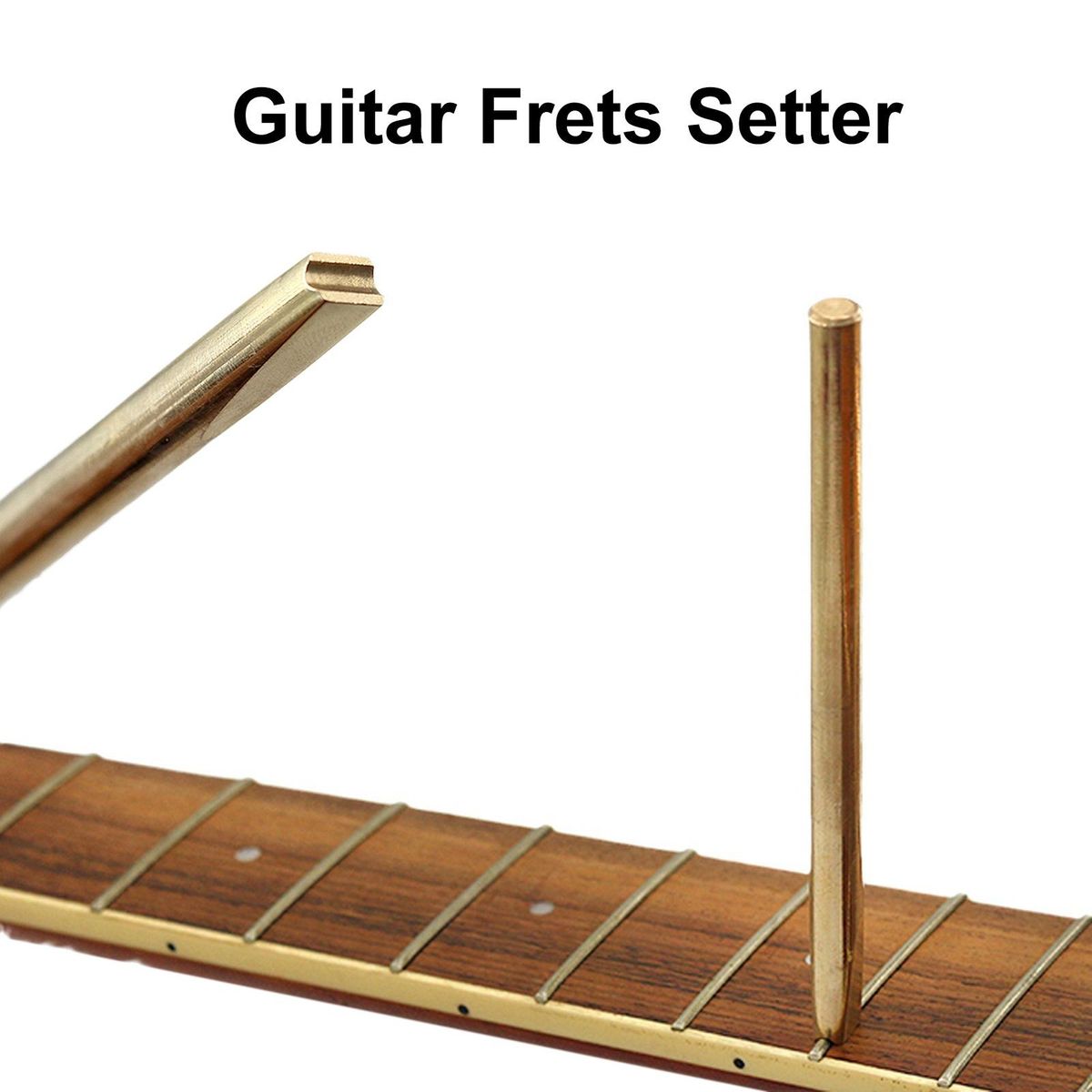 Guitar Fret Repair Tool Precision Fret Wire Setter Tool for Guitar Golden