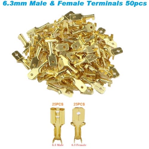 6.4mm Universal Male And Female Crimp Terminal Connector