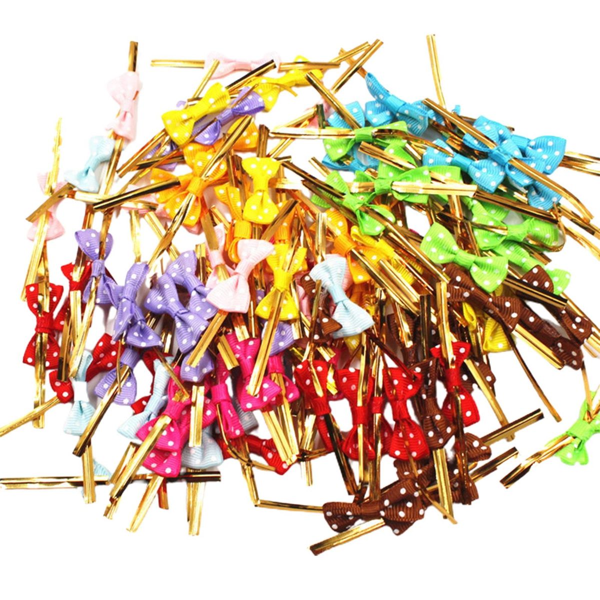 100Pcs/Set Packing Wire Flexible Bendable Gift-Mix Color