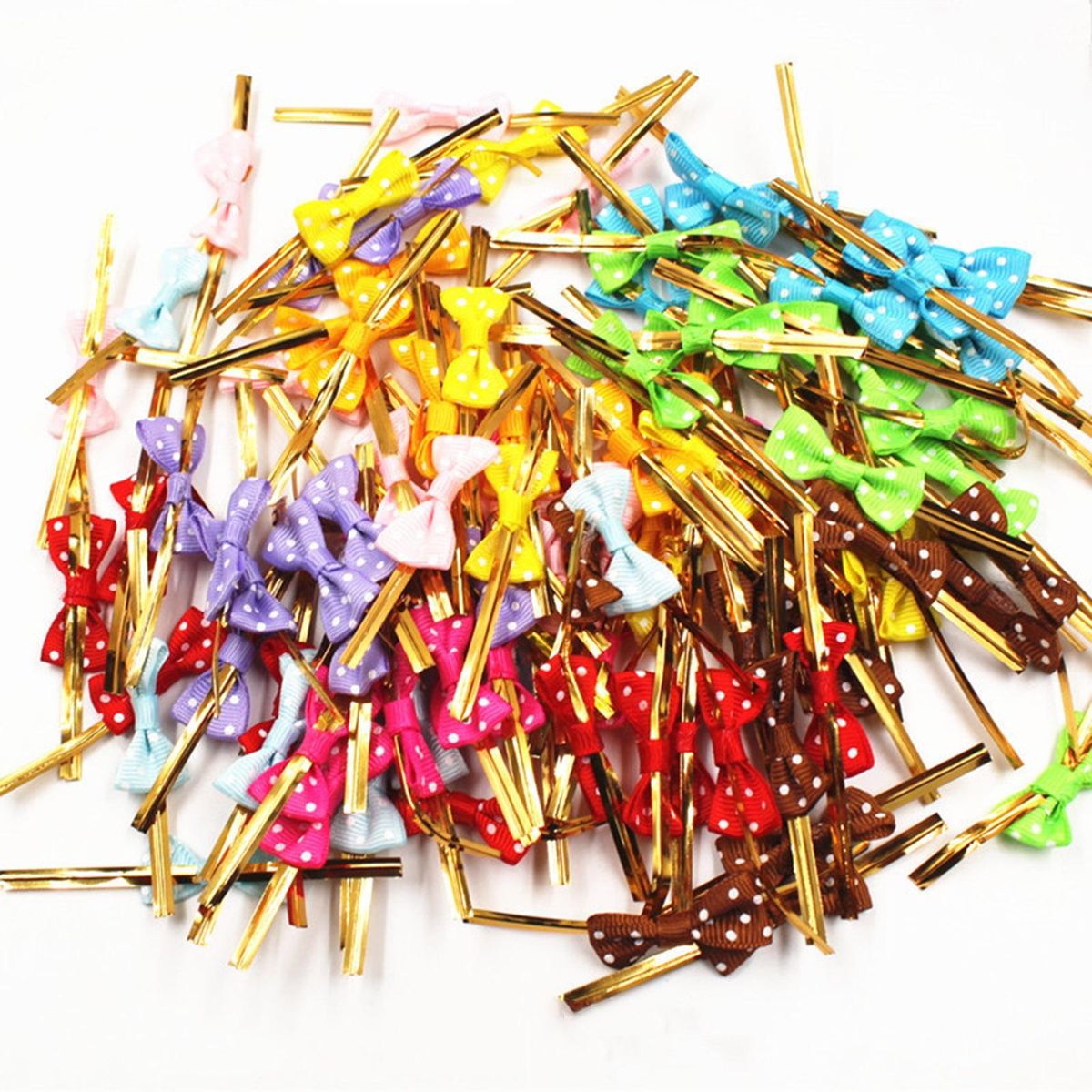 100Pcs/Set Packing Wire Flexible Bendable Gift-Mix Color