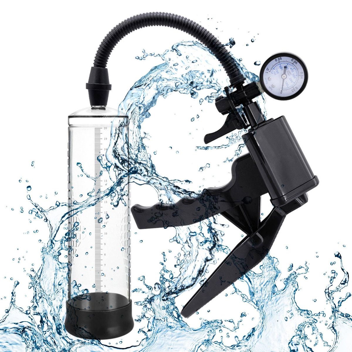 Penis Enlargement Vacuum Pump Penis Extender Enlarger Male Stamina Trainer for Bigger Stronger Erections Adult Sex Toy