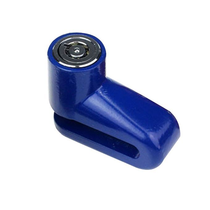 Heavy Duty Motorcycle Mountain Bicycle E-Bike Disk Brake Safety Anti-Theft Lock-Blue