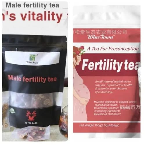 Fertility Tea For Men & For Women - Couple's Pack