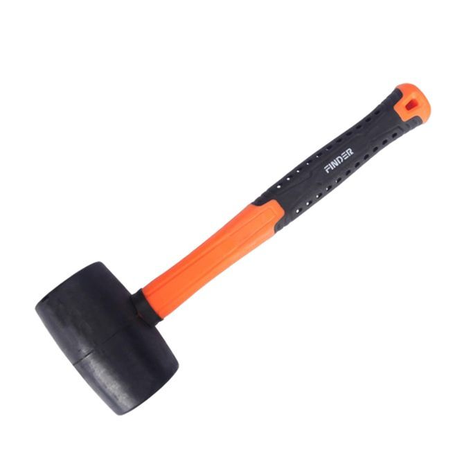 Mini Rubber Mallet With Wood Handle, 8oz 340g 12oz Black