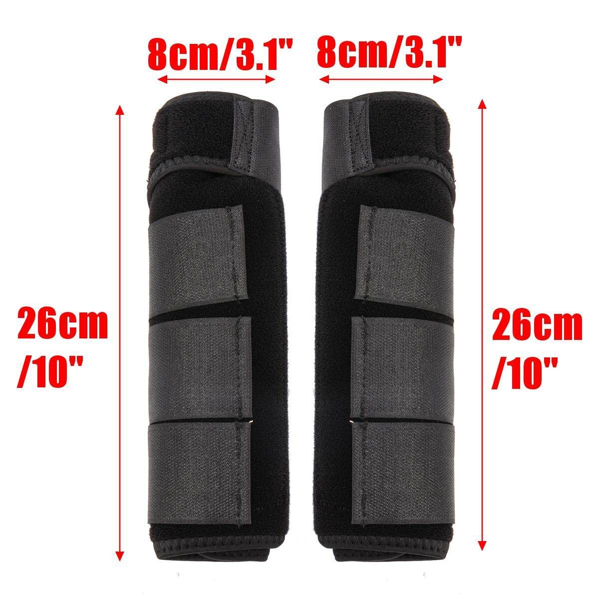 MEDIUM TOUGH 1 ECONOMY VENTED CONTOURED NEOPRENE HORSE FRONT SPORT BOOTS PAIR