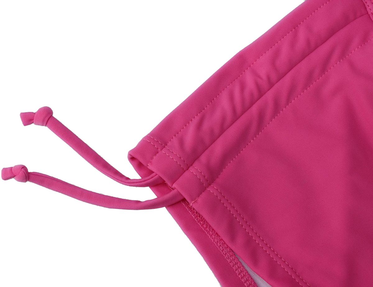 Women's Swim Brief Mini Short Swimwear With Adjustable Ties X-Small Pink