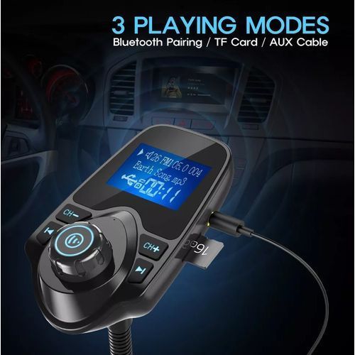 Multifunction Wireless Car MP3 Player / Bluetooth / FM Transmitter / Fast Charger With Aux