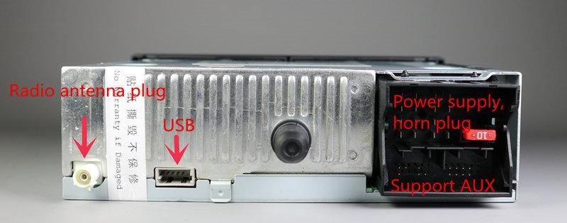 For Peugeot 207 206 307 308 408 807 Citroen C2 C3 C4 C5 C8 Original RD43 Car Radio with CD USB aux MP3 changer