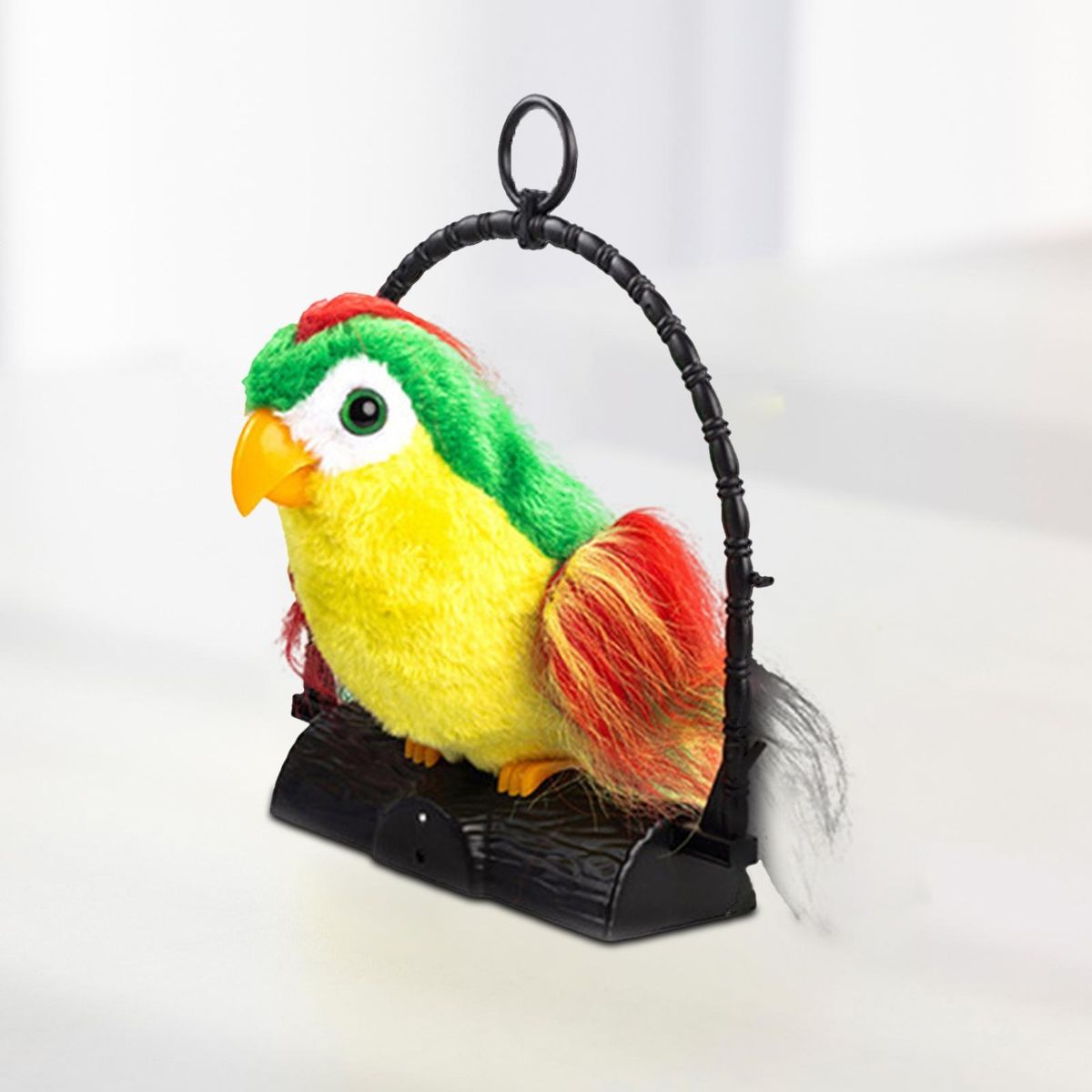 Talking Back Parrot Talking Parrot Bird Plush Doll Green