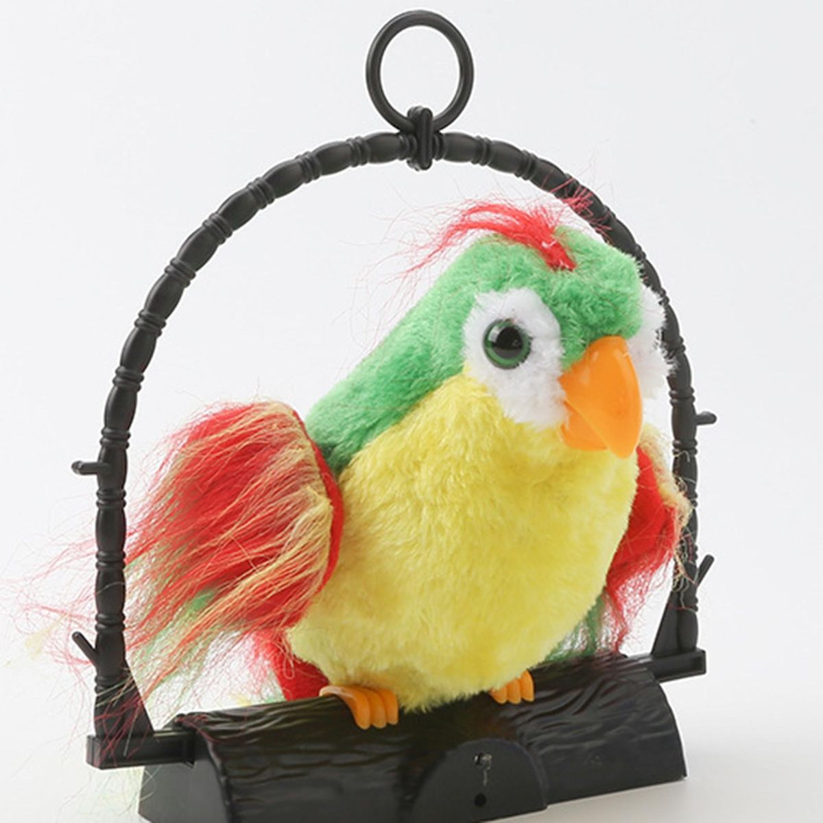 Talking Back Parrot Talking Parrot Bird Plush Doll Green