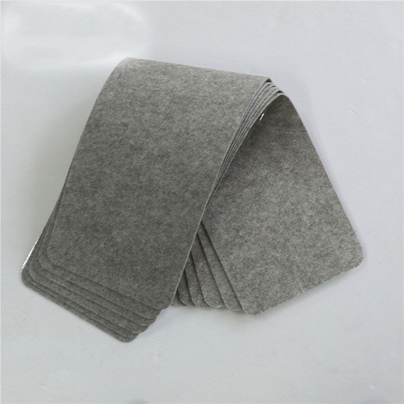 1Pcs Set Non Slip Rectangular Solid Doormat Self Adhesive Anti-Slip Stair Mats -- Dark Grey/ Light Grey Light Grey