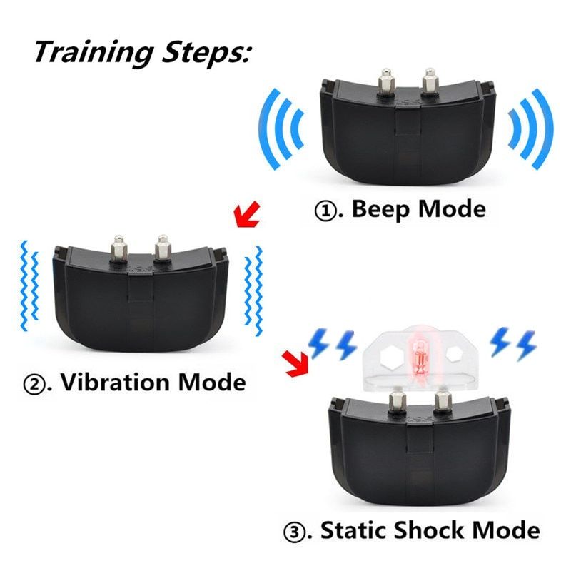300m LCD Remote Electric Pet Dog Training Collar For Small Medium Large Dog Electronic Puppy Trainer E-collar Battery Powered