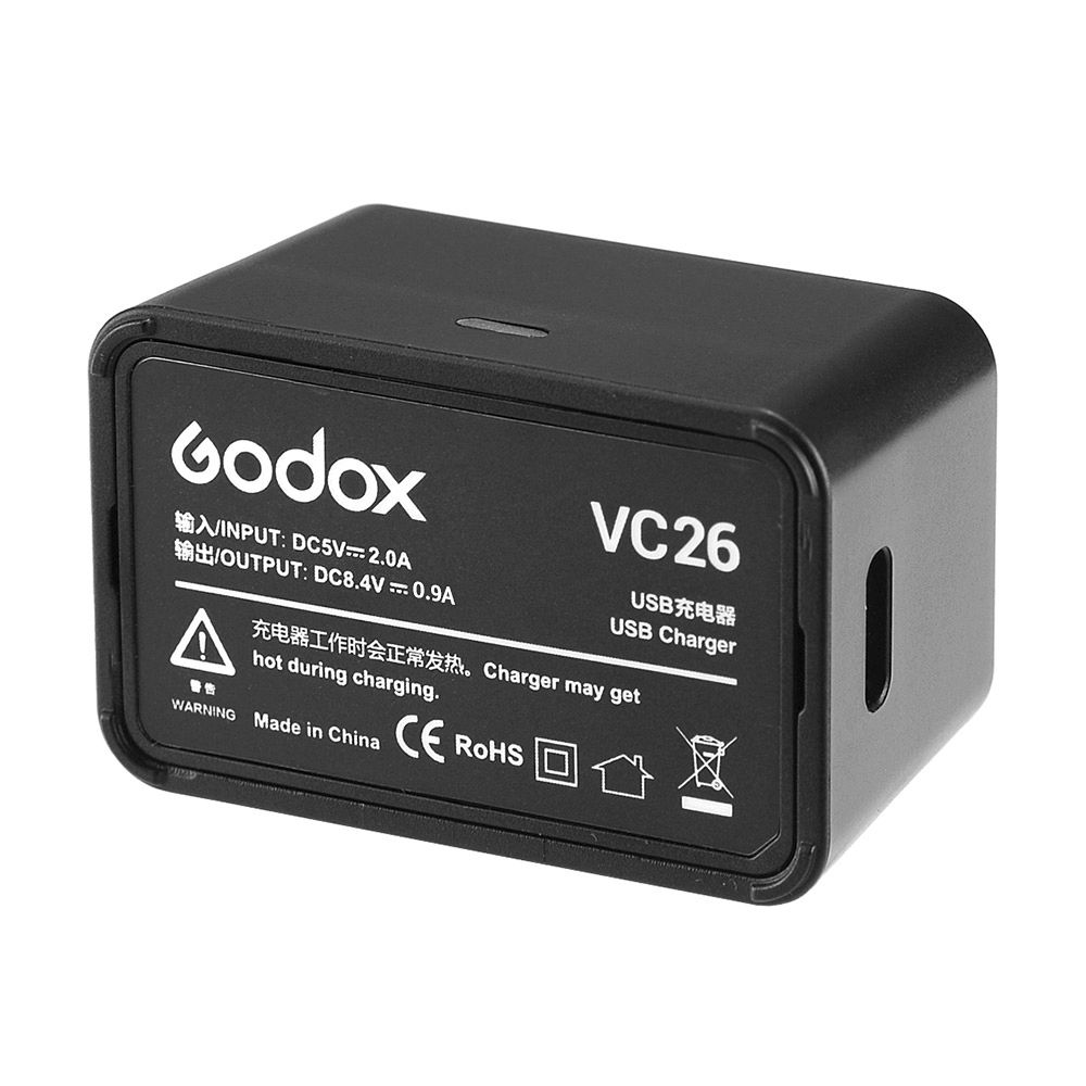 VC26 USB Battery Charger  5V Input  8.4V Output For