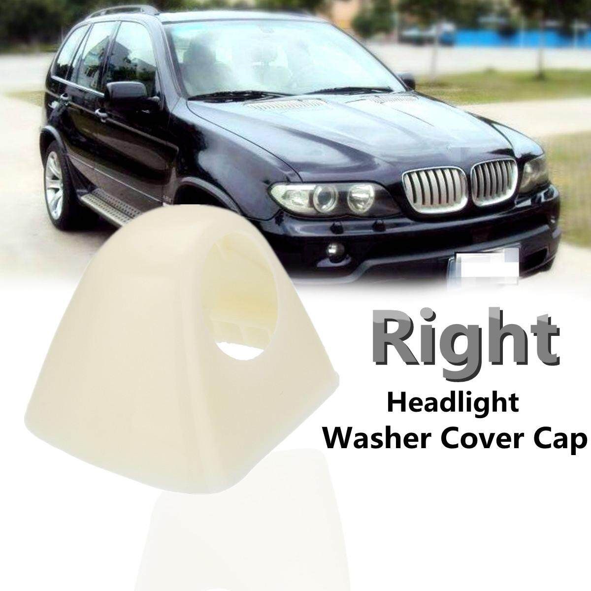 For BMW X5 E53 2003-2006 Right Headlight Washer Cover Cap Unpainted